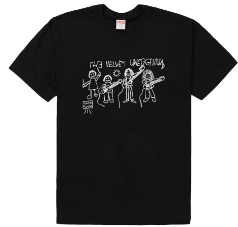 Supreme The Velvet Underground Drawing Tee SZ LARGE