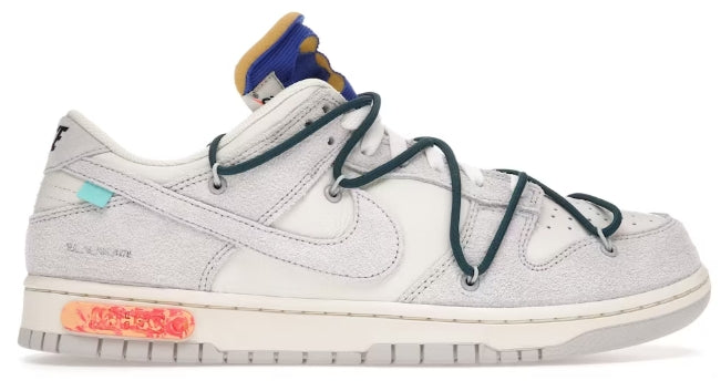 Nike Dunk Low Off-White Lot 16 USED SZ 12 REP OVERLACES