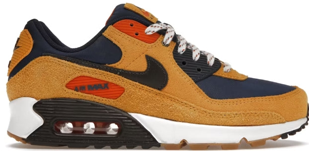 Nike Air Max 90 Bucktan Team Navy SZ 8 USED NO BOX