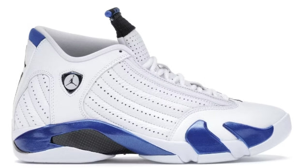 Jordan 14 Retro White Hyper Royal SZ 13