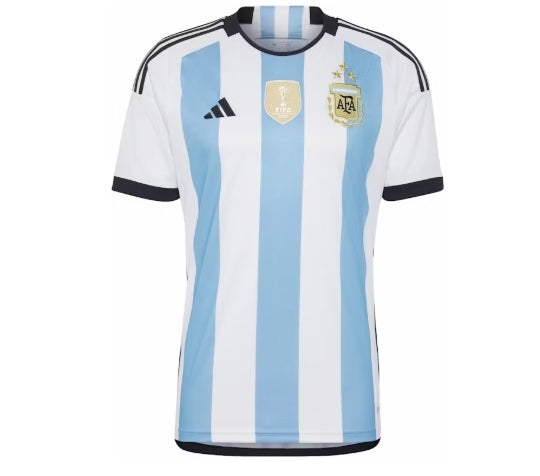 Adidas Argentina 23/23 Winners Home Jersey White/Light Blue SZ S