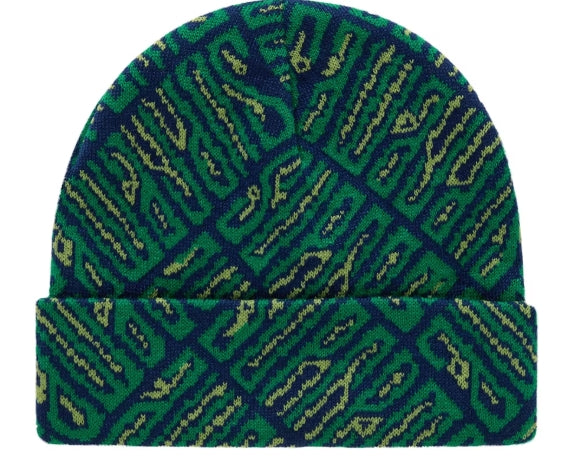 Supreme Funk Spellout Beanie Green