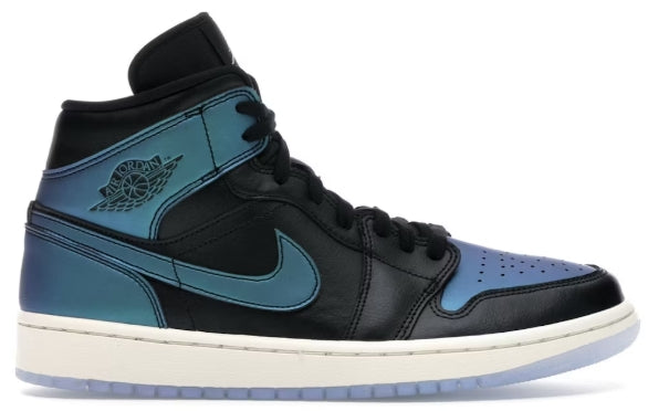 Jordan 1 Mid Iridescent Black (Women's) SZ 6.5