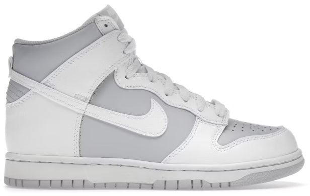 Nike Dunk High Summit White Football Grey (GS) SZ 5Y