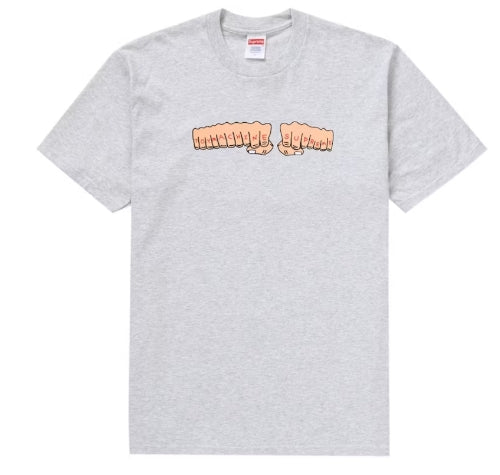Supreme Toy Machine Fist Tee Ash Grey (SZ L)
