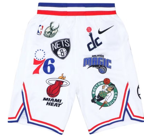 Supreme Nike/NBA Teams Authentic Short White SZ SMALL