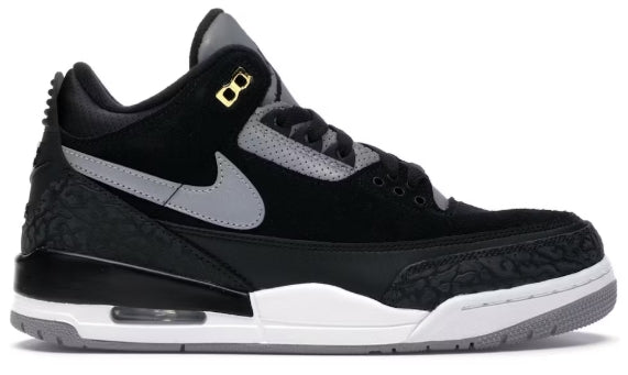 Jordan 3 Retro Tinker Black Cement Gold SZ 11 USED