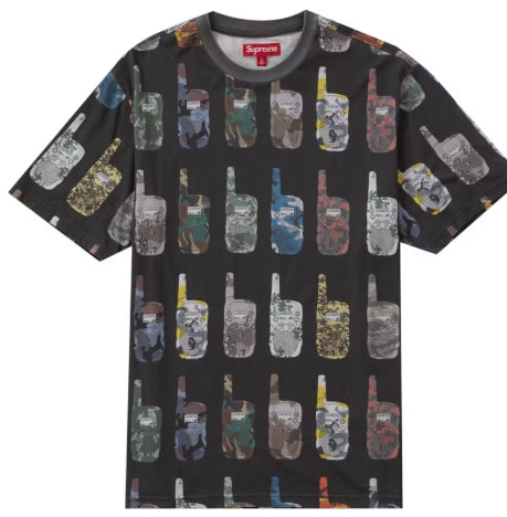 Supreme Walkie Talkie S/S Top Black SZ LARGE