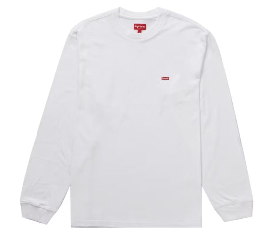 Supreme Small Box L/S Tee (SS23) White SZ LARGE