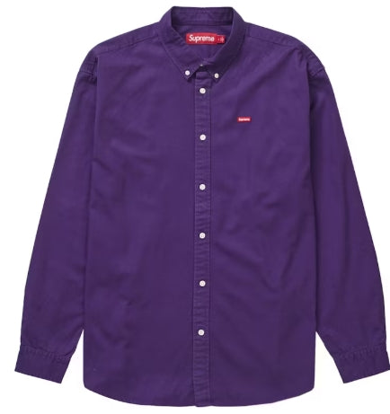 Supreme Small Box Shirt (SS24) Purple SZ LARGE