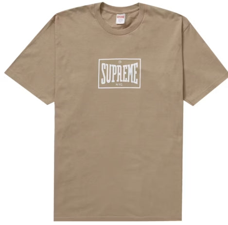 Supreme Warm Up Tee Khaki SZ XL