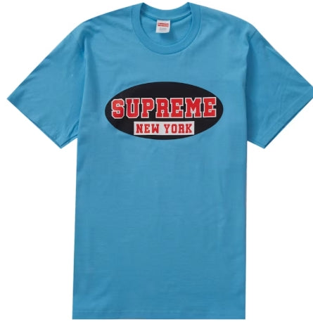 Supreme New York Tee Bright Blue SZ XL