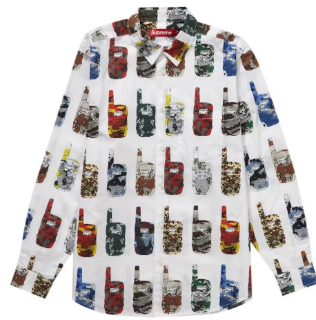 Supreme Walkie Talkie Shirt White SZ MEDIUM
