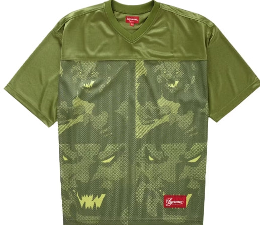Supreme Ronin Football Jersey Olive SZ MEDIUM