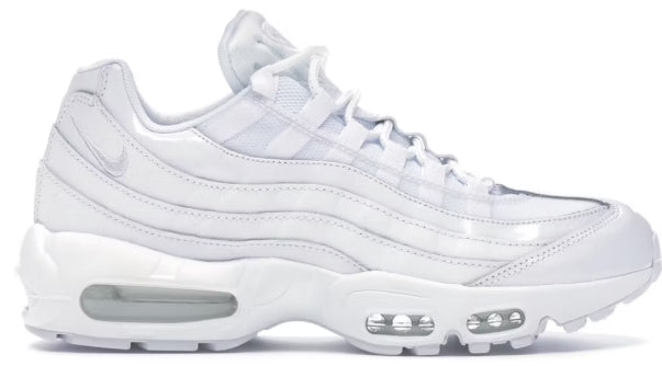 Nike Air Max 95 Triple White (Women's) 9.5/8M YELLOWING