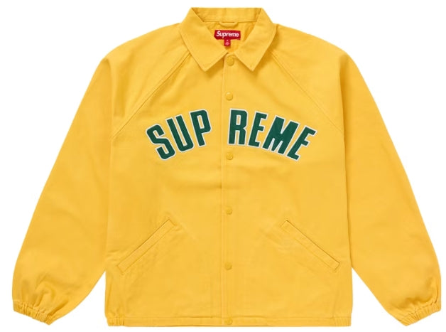 Supreme Arc Denim Coaches Jacket Yellow SZ S