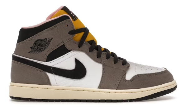 Jordan 1 Mid SE White Cave Stone SZ 10.5 MISSING LID