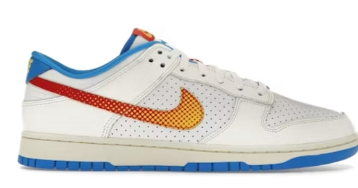 Nike Dunk Low Retro SE Pop Art Sail Photo Blue SZ 9.5 MISSING LID