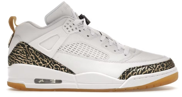 Jordan Spizike Low White Metallic Gold SZ 9.5