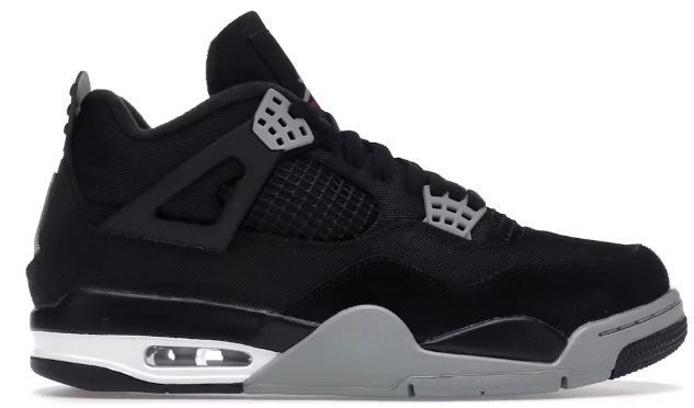 Jordan 4 Retro SE Black Canvas SZ 10.5