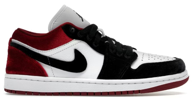 Jordan 1 Low SE Velvet Black Toe (Women's) SZ 7.5