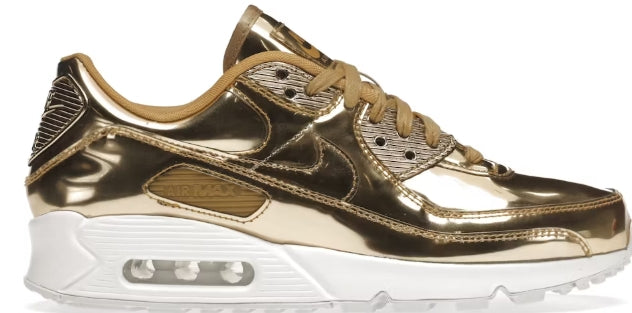 Nike Air Max 90 Metallic Gold (Women's) 5 and 6 Mismatched Sizes No Box