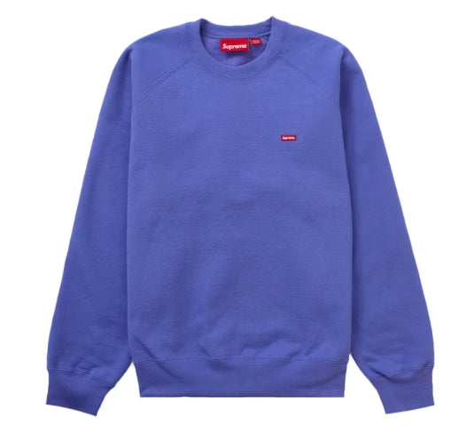 Supreme Small Box Raglan Crewneck Violet (SZ MEDIUM)