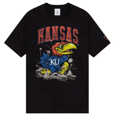 OVO x NCAA Kansas Jayhawks T-Shirt Black SZ M