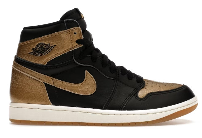 Jordan 1 Retro High OG Black Metallic Gold SZ 11.5M USED