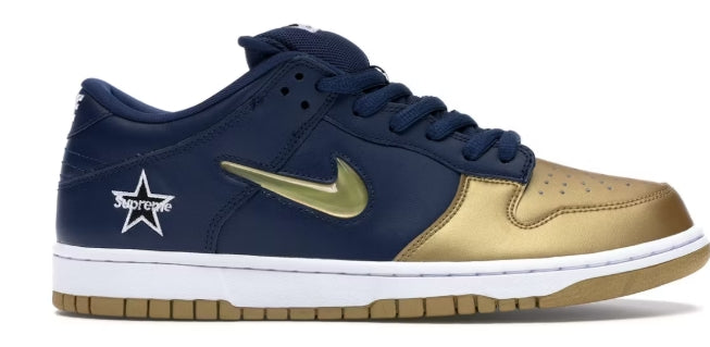 Nike SB Dunk Supreme Jewel Gold SZ 10 USED