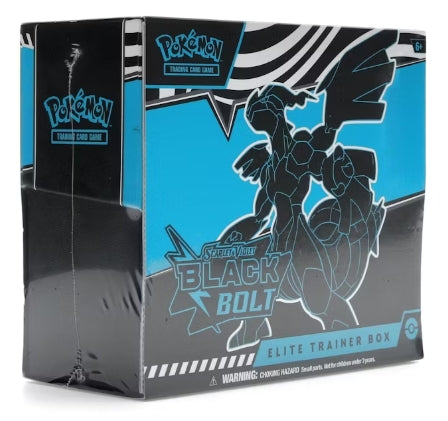 2025 Pokémon Scarlet & Violet Black Bolt Elite Trainer Box