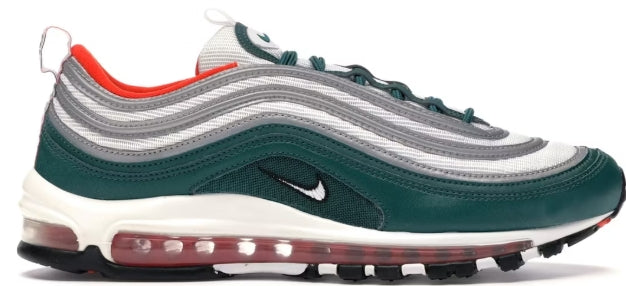 Nike Air Max 97 Rainforest Team Orange SZ 10 NO BOX YELLOWING