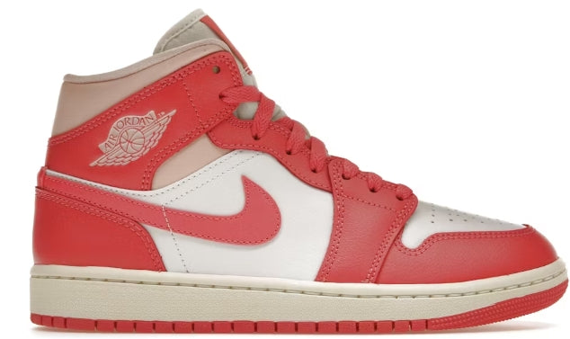 Jordan 1 Mid Strawberries and Cream (Women's) SZ 12/10.5M