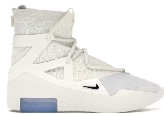 Nike Air Fear Of God 1 Sail Black SZ 12 RIGHT SHOE YELLOWED