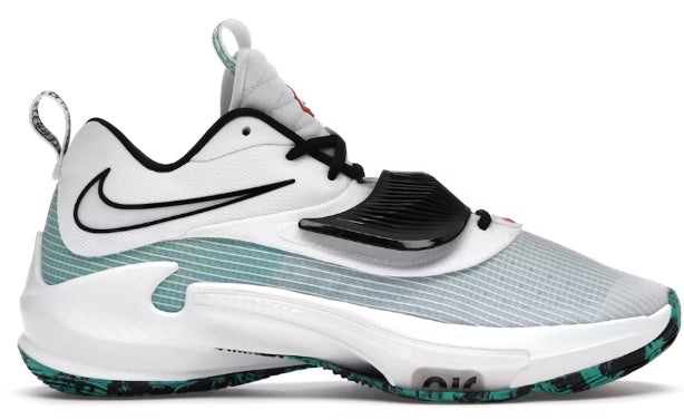 Nike Zoom Freak 3 Clear Emerald SZ 9 YELLOWING