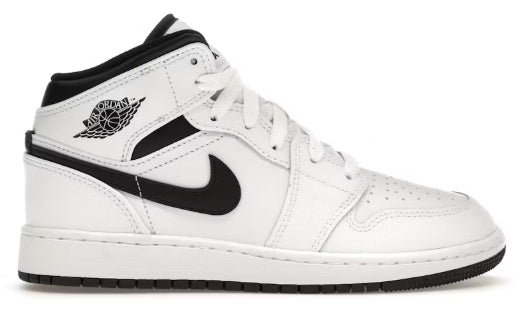 Jordan 1 Mid Reverse Panda (GS) SZ 4Y MISSING LID
