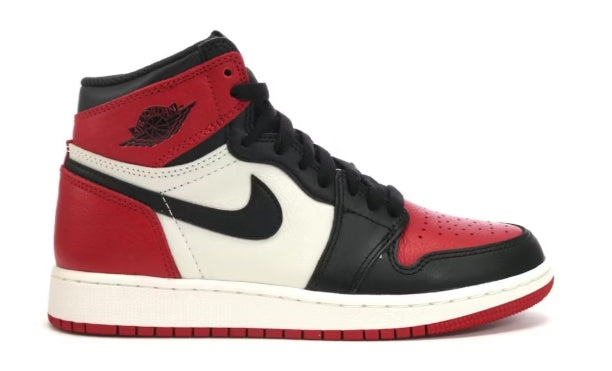 Jordan 1 Retro High Bred Toe (GS) SZ 4Y (USED) REP BOX