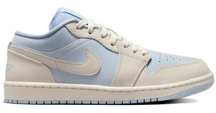 Jordan 1 Low SE Hydrogen Blue Sail (Women's) SZ 12/10.5M MISSING LID