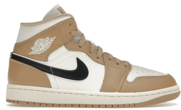 Jordan 1 Mid SE Desert Sail (Women's) SZ 12/10.5M MISSING LID