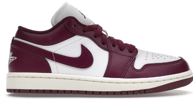 Jordan 1 Low Bordeaux (Women's) SZ 7.5/6M MISSING LID