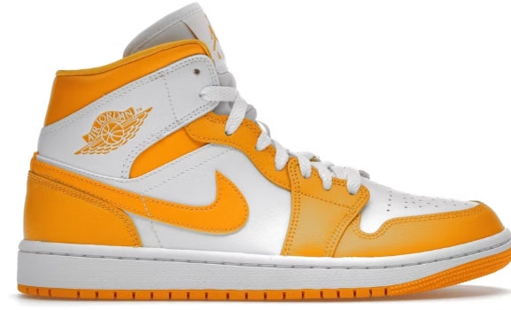 Jordan 1 Mid White University Gold (Women's) SZ 11/9.5M REP BOX