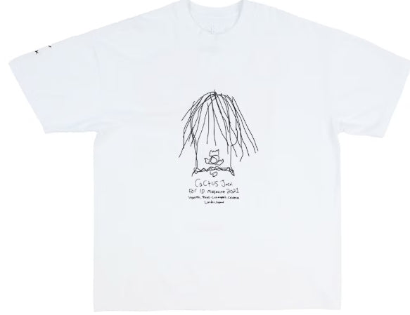 Cactus Jack by Travis Scott The Utopia Issue Tee 'White' SZ MEDIUM