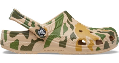Crocs Classic Printed Camo Clog Sz 5
