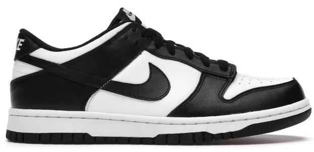Nike Dunk Low White Black Panda GS SZ 6Y