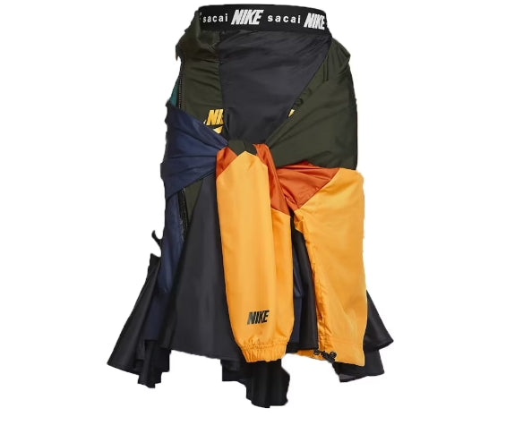 Nike x Sacai Women's Skirt Black/University Gold SZ S