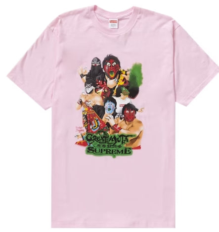 Supreme Muta Tee Light Pink SZ LARGE