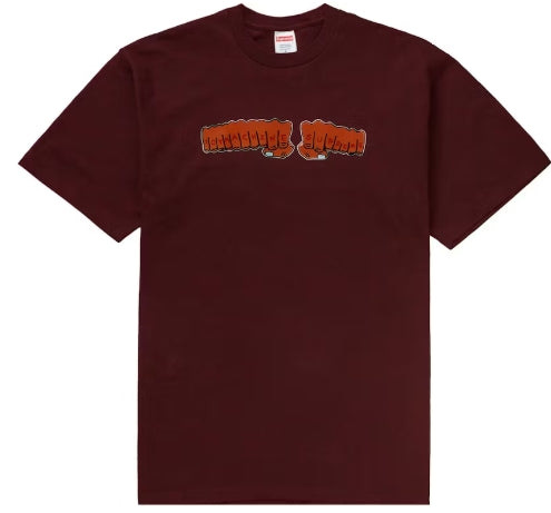 Supreme Toy Machine Fist Tee Cardinal SZ LARGE