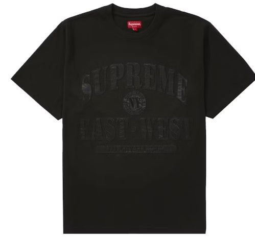 Supreme East West S/S Top Black SZ MEDIUM