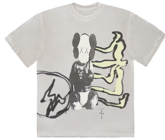 Travis Scott Cactus Jack + Kaws For Fragment Tee SZ MEDIUM