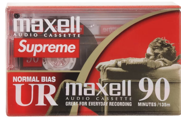 Supreme Maxell Cassette Tape (Clear)